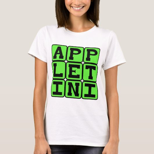 T-shirt Appletini, Martini aromatisé (Devant)