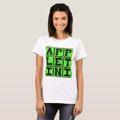 T-shirt Appletini, Martini aromatisé (Devant entier)