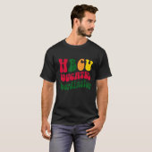 T-shirt Appli de l'Université Noire (Devant entier)