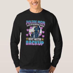 T-shirt Application De La Loi Pour Un Policier  1