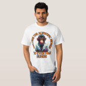 T-shirt Application de la méthode scientifique à l'humour (Devant entier)