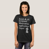 T-shirt Application d'observation des Écritures savon chré (Devant entier)