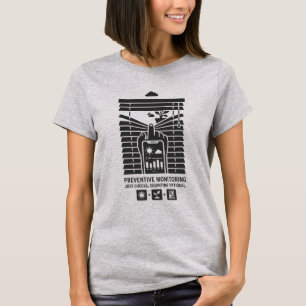 T-shirt Application Météo pour Jardinier Drôle de Surveill