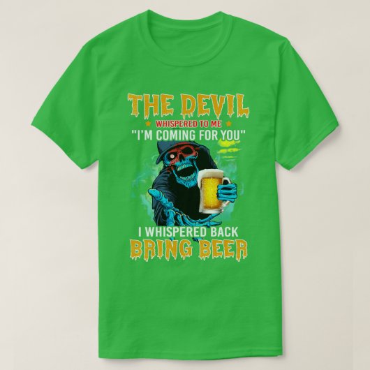 T-shirt Apportez de la bière 1 (Design devant)