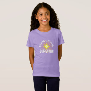T-Shirt Apportez Le Design Sunshine - Girls' Fine Jersey
