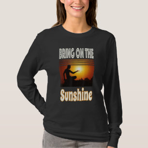 T-shirt Apportez Le Soleil Décontracté Vintage Rétro Été
