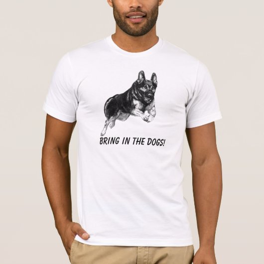 T-shirt Apportez les chiens ! (Devant)