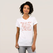 T-shirt Apportez-moi tous les viandes et fromages les plus (Devant entier)