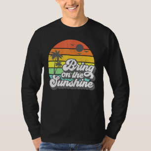 T-shirt Apportez Sur Sunshine Beach Vacances Rétro Été