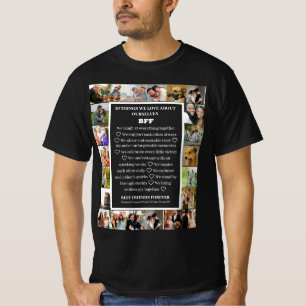 T-shirt Appréciation de l'amitié   Collage photo BFF 22