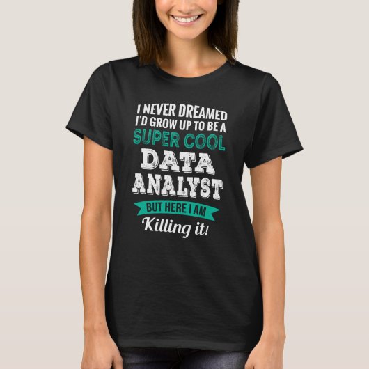 T-shirt Appréciation de l'analyste de données (Devant)