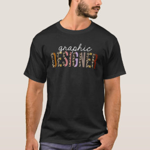 T-shirt Appréciation de l'Empreinte de léopard Graphic Des