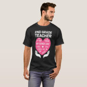 T-shirt Appréciation de l'enseignant de 2e année Dire conc (Devant entier)