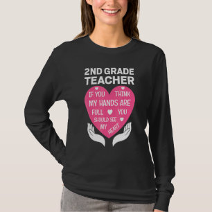 T-shirt Appréciation de l'enseignant de 2e année Dire conc