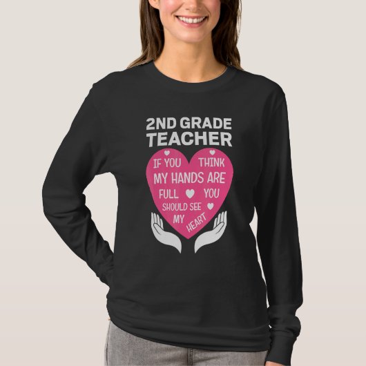 T-shirt Appréciation de l'enseignant de 2e année Dire conc (Devant)