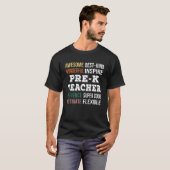 T-shirt Appréciation de l'enseignant Pré K (Devant entier)