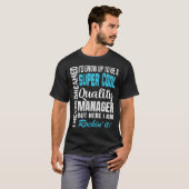 T-shirt Appréciation de Quality Manager (Devant entier)