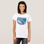 T-shirt Appréciation des baleines à Sperm (Devant entier)