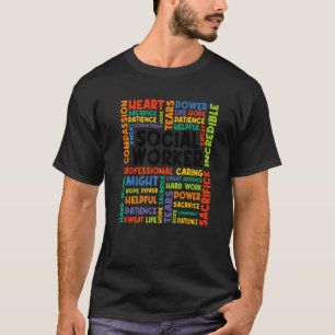T-shirt Appréciation des travailleurs sociaux travailleurs