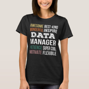 T-shirt Appréciation du Gestionnaire de données