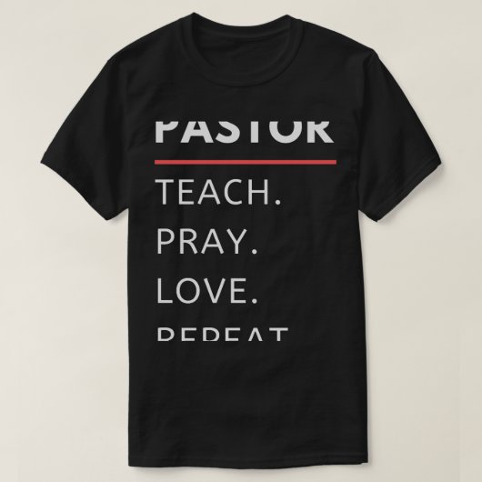 T-shirt Appréciation du pasteur(2) (Design devant)