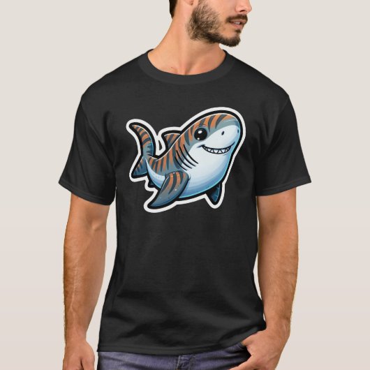 T-shirt Appréciation du requin tigre (Devant)
