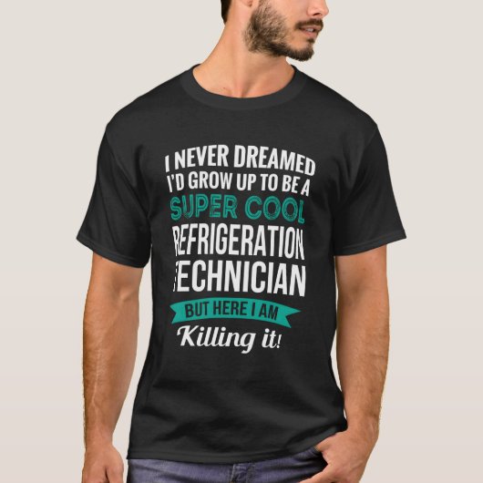 T-shirt Appréciation du technicien en réfrigération (Devant)