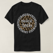 T-shirt Appréciation technique Médicale Technologue de lab (Design devant)