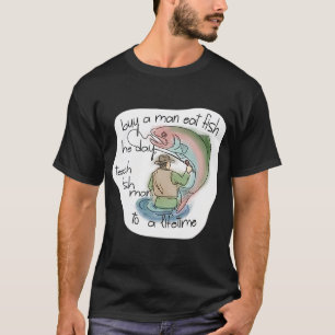 T-shirt Apprendre à un homme qui est foutu