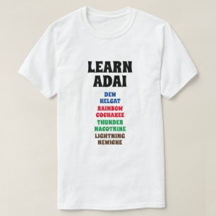 T-shirt Apprendre Adai - Dew, Arc-en-ciel, Tonnerre, Éclai
