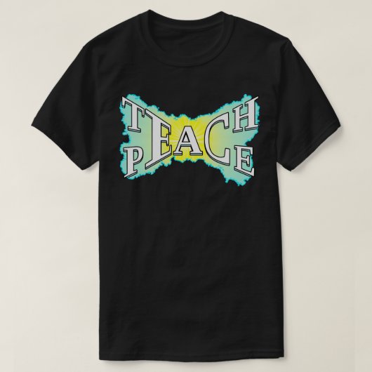 T-shirt Apprendre la paix (Design devant)