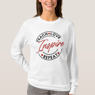 T-shirt Apprendre L'Amour Inspirer La Motivation