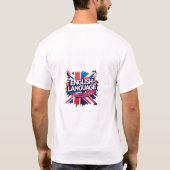T-shirt Apprendre l'anglais" (Dos)