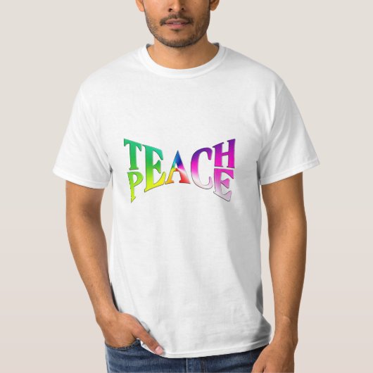 T-shirt APPRENDRE PAIX Rainbow Graphic (Devant)