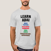 T-shirt Apprendre Swan Adai, Oie sauvage, Canard, Turquie  (Devant)