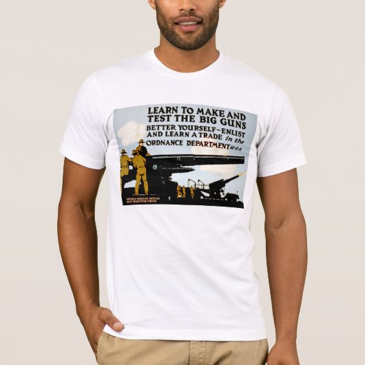 T-shirt Apprenez à fabriquer et à tester les Big Guns ! (Devant)