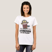 T-shirt Apprenti pompier. Futur pompier (Devant entier)