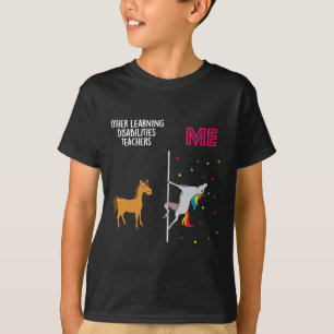 T-shirt Apprentissage Handicap Enseignant Unicorn Autres V