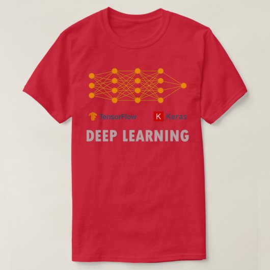 T-shirt Apprentissage profond (Design devant)