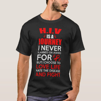 T-shirt Appui à la sensibilisation au VIH