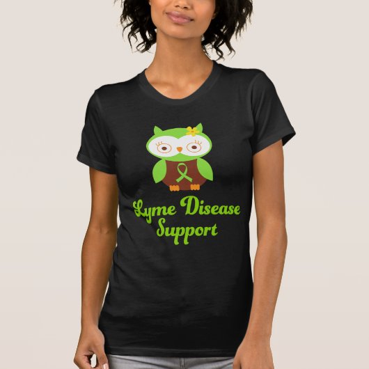 T-shirt Appui de la maladie de Lyme (Devant)