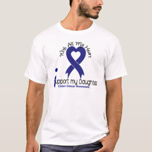 T-shirt Appui du cancer du colon I ma fille