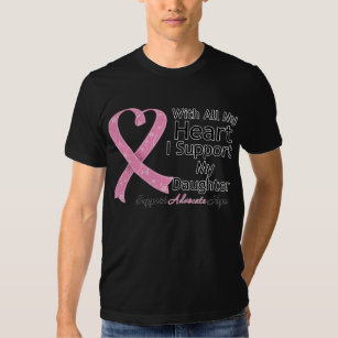 T-shirt Appui du cancer du sein I ma fille