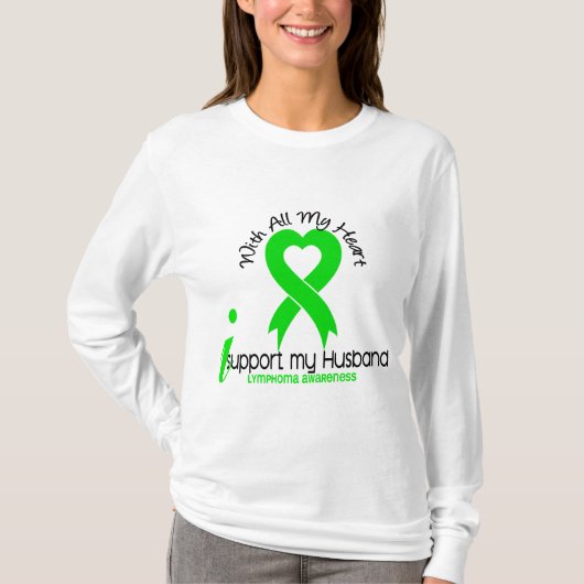 T-shirt Appui du LYMPHOME I mon mari (Devant)