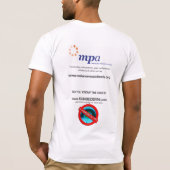 T-shirt Appui T de l'Australie de patients de mélanome de (Dos)