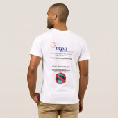 T-shirt Appui T de l'Australie de patients de mélanome de (Dos entier)