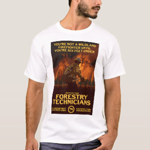 T-shirt Appuyer nos techniciens forestiers