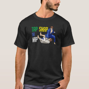 T-shirt Appuyez Sur Snap Ou Nap Bjj Brésilien Jiu Jitsu 7