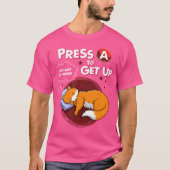 T-shirt Appuyez Sur Un Pour Remonter Ce Jeu Est Trop Diffi (Devant)