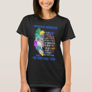 T-shirt Apraxia Je Connais Toutes Ces Choses Et Je Survis